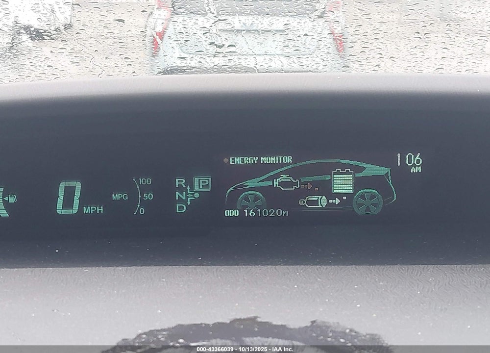 2011 TOYOTA PRIUS THREE VIN: JTDKN3DU0B1363095