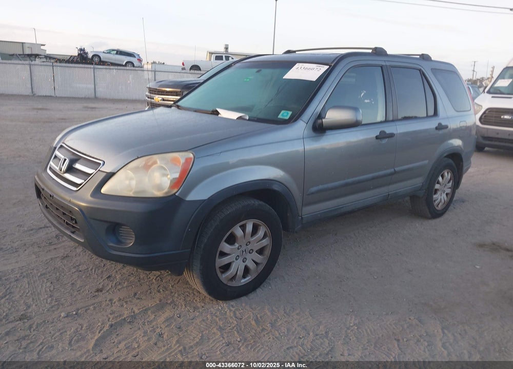 2006 HONDA CR-V EX VIN: SHSRD78866U435090