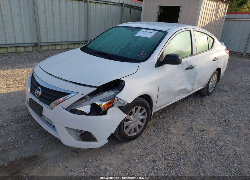 2015 NISSAN VERSA 1.6 S+ VIN: 3N1CN7AP6FL952678