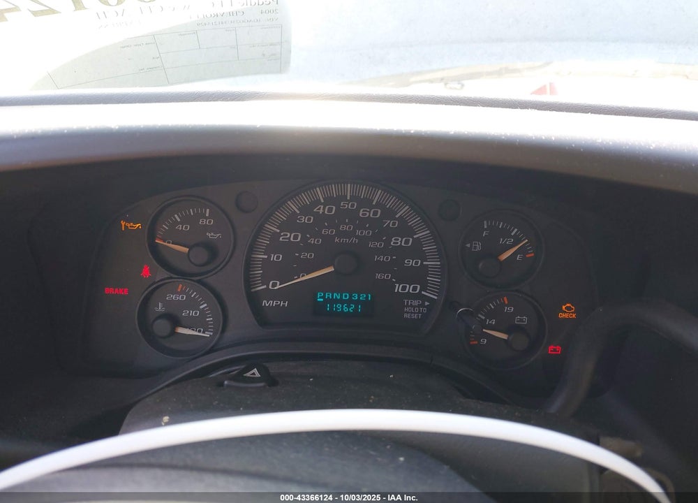 2004 CHEVROLET EXPRESS VIN: 1GAGG25U341215429