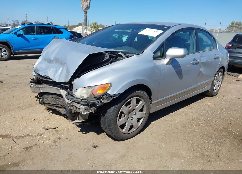 2006 HONDA CIVIC LX VIN: 1HGFA165X6L139156