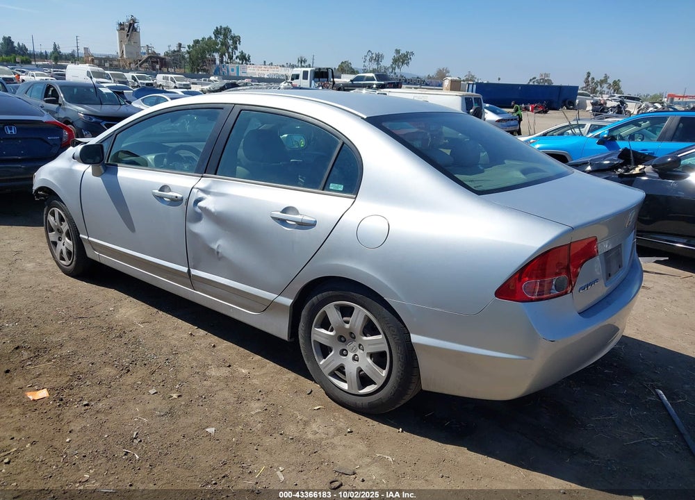 2006 HONDA CIVIC LX VIN: 1HGFA165X6L139156