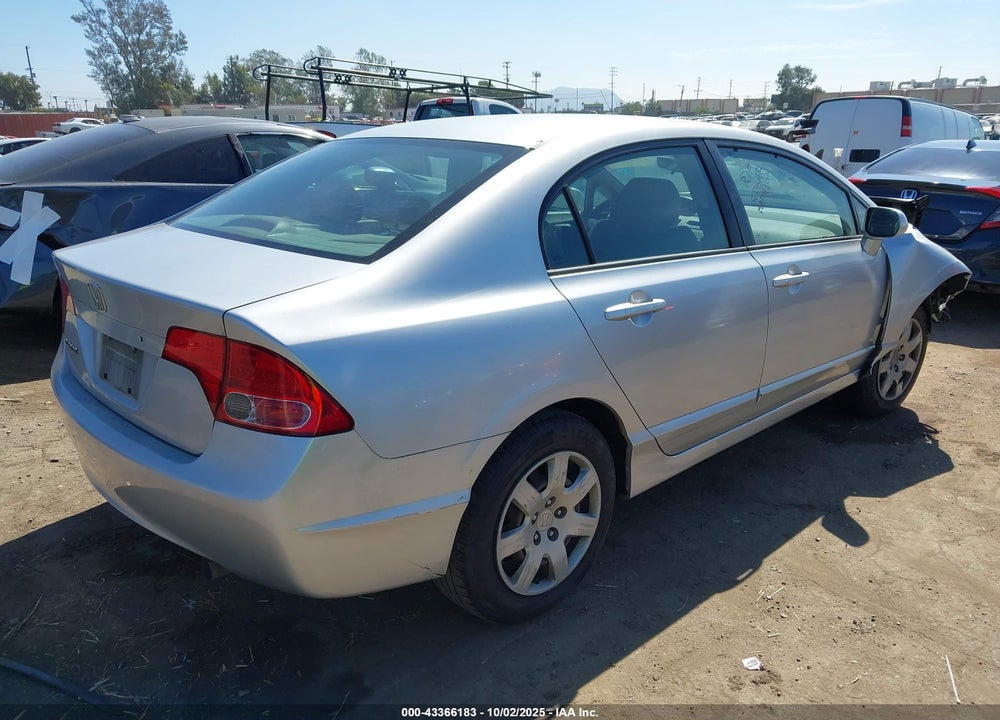 2006 HONDA CIVIC LX VIN: 1HGFA165X6L139156