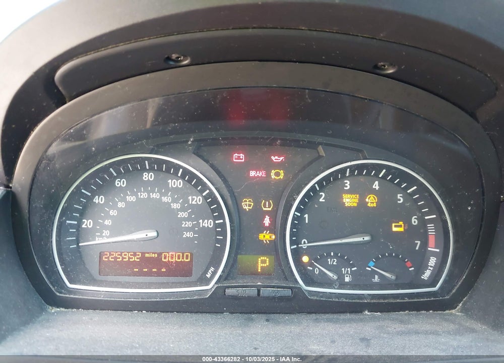 2005 BMW X3 3.0I VIN: WBXPA93485WD06632