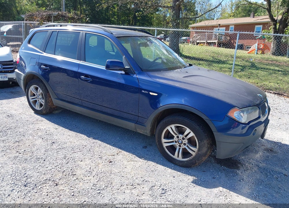 2005 BMW X3 3.0I VIN: WBXPA93485WD06632