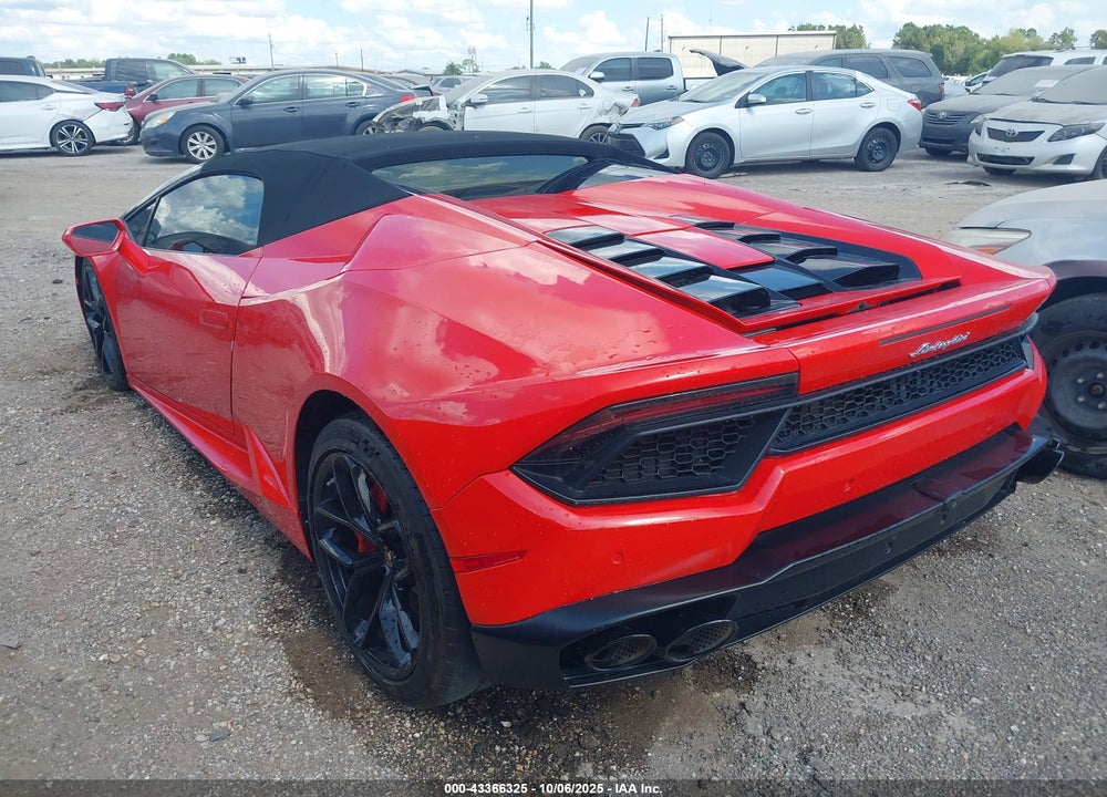 2018 LAMBORGHINI HURACAN VIN: ZHWUR2ZF7JLA10206