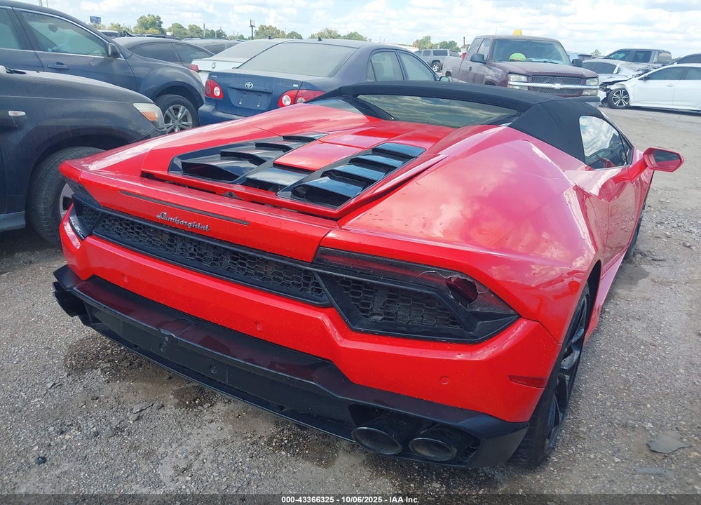 2018 LAMBORGHINI HURACAN VIN: ZHWUR2ZF7JLA10206