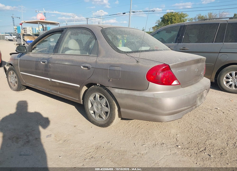 2003 KIA SPECTRA VIN: KNAFB121335297723