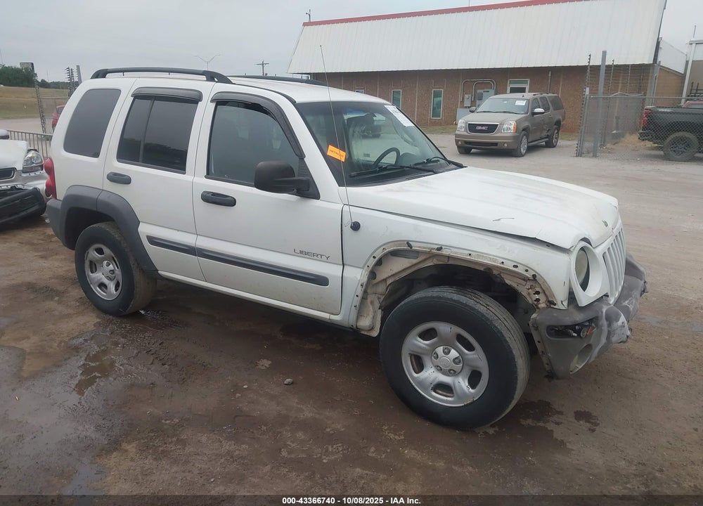 2004 JEEP LIBERTY SPORT VIN: 1J4GK48K04W135191