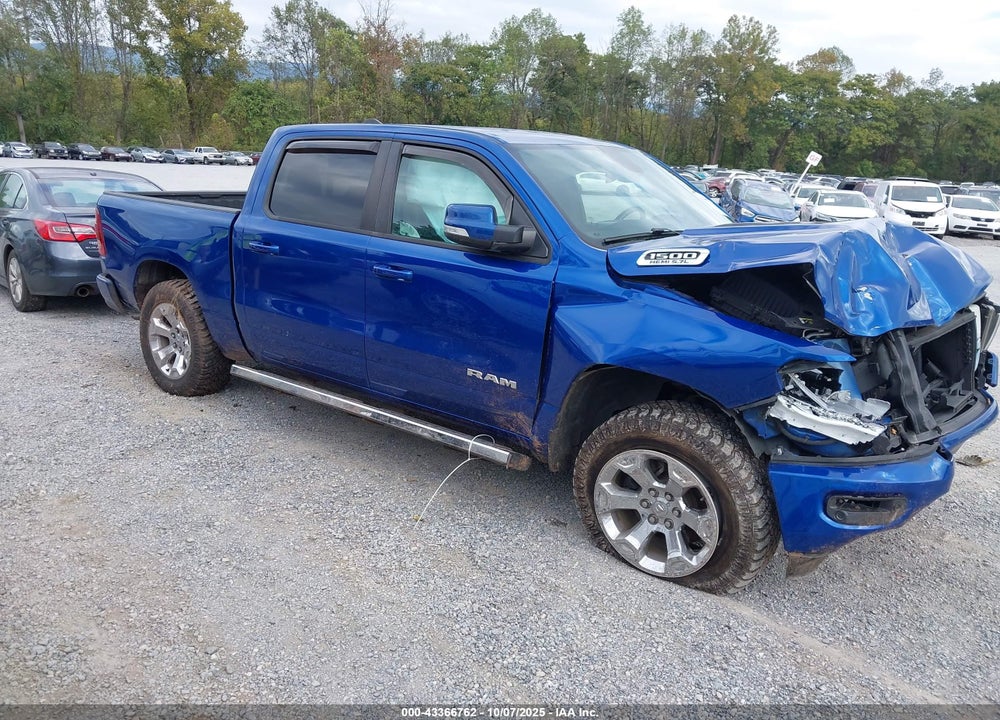 2019 RAM 1500 BIG HORN/LONE STAR  4X4 5'7 BOX VIN: 1C6SRFFT3KN647539