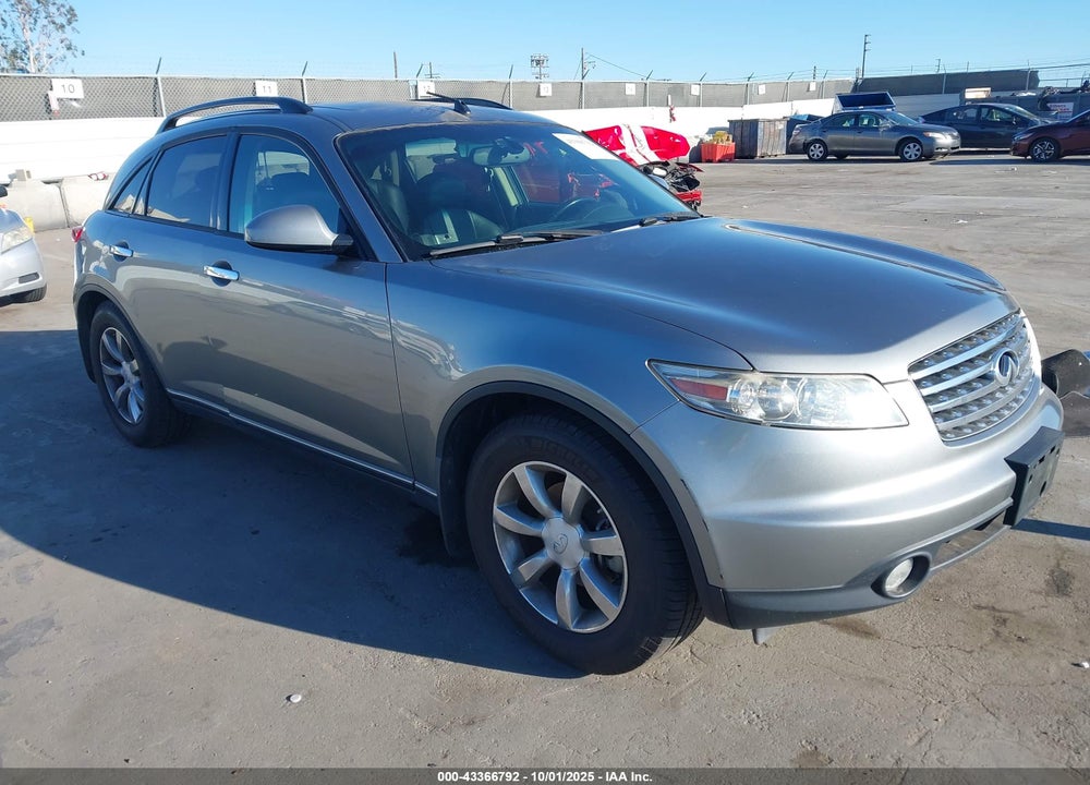 2005 INFINITI FX35 VIN: JNRAS08U25X103523