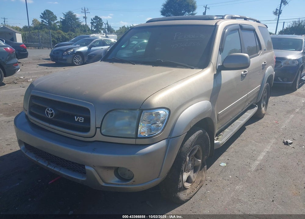 2002 TOYOTA SEQUOIA SR5 V8 VIN: 5TDBT44A72S059136
