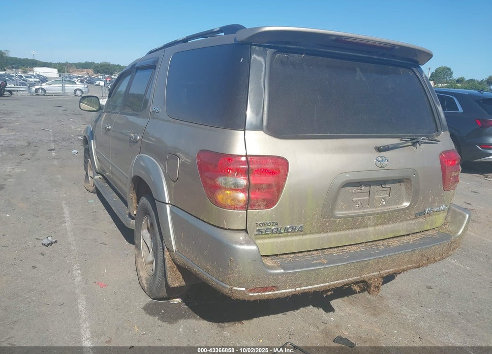 2002 TOYOTA SEQUOIA SR5 V8 VIN: 5TDBT44A72S059136