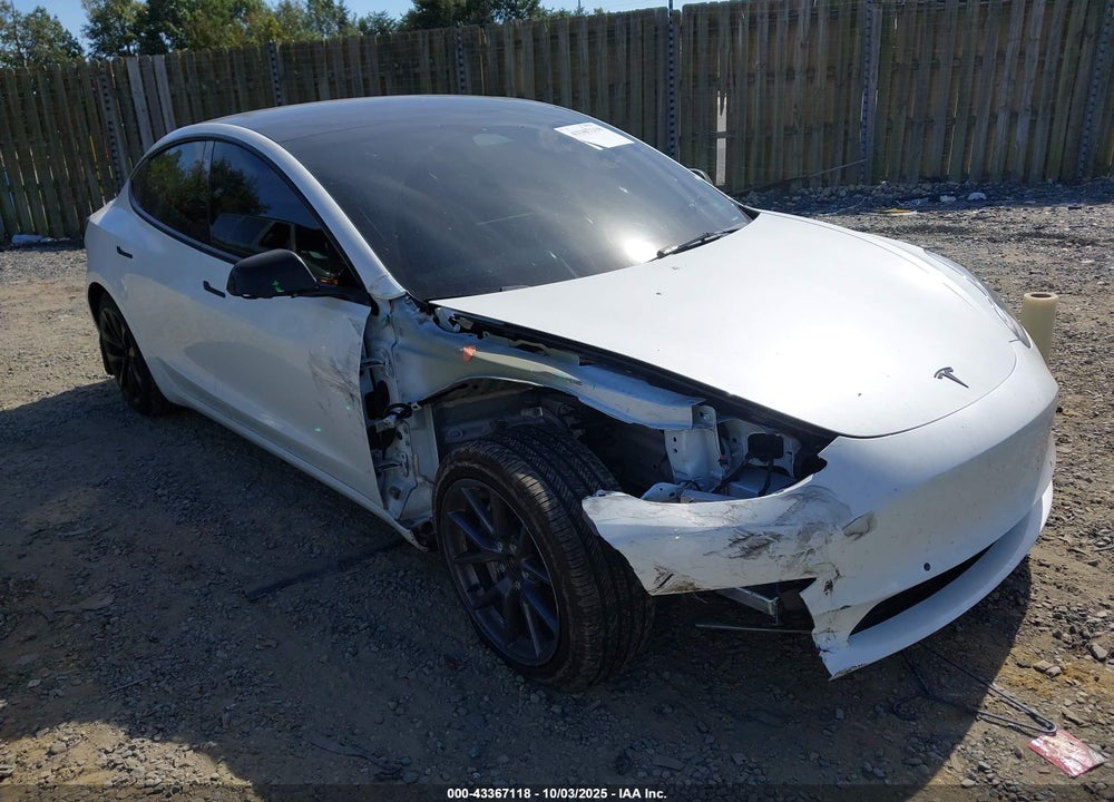 2022 TESLA MODEL 3 LONG RANGE DUAL MOTOR ALL-WHEEL DRIVE VIN: 5YJ3E1EB6NF318647