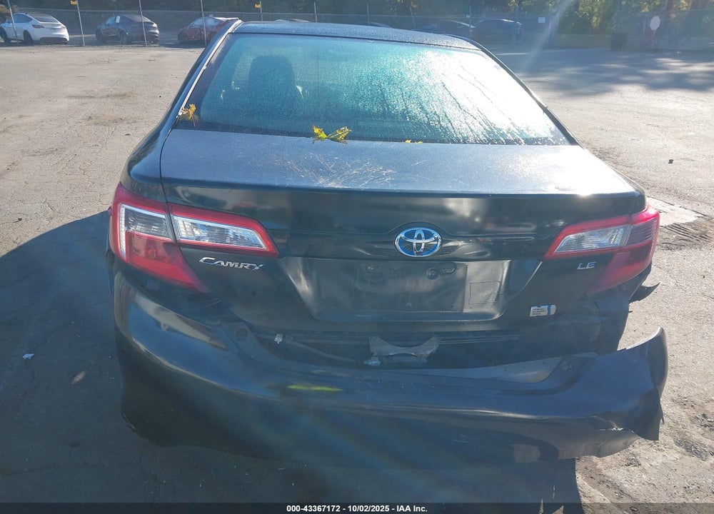2012 TOYOTA CAMRY HYBRID VIN: 4T1BD1FKXCU024732