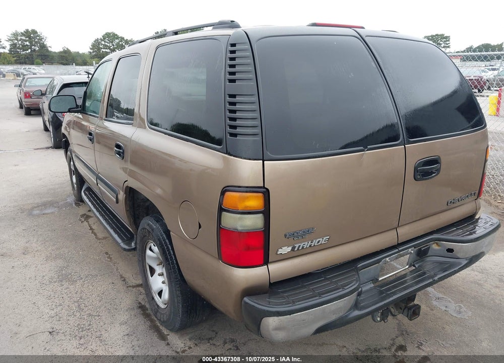 2004 CHEVROLET TAHOE VIN: 1GNEC13Z34J190705