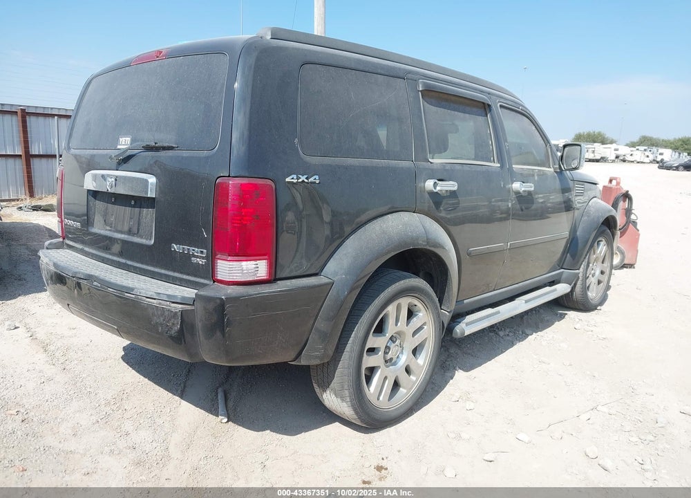 2010 DODGE NITRO SXT VIN: 1D4PU5GK7AW121679