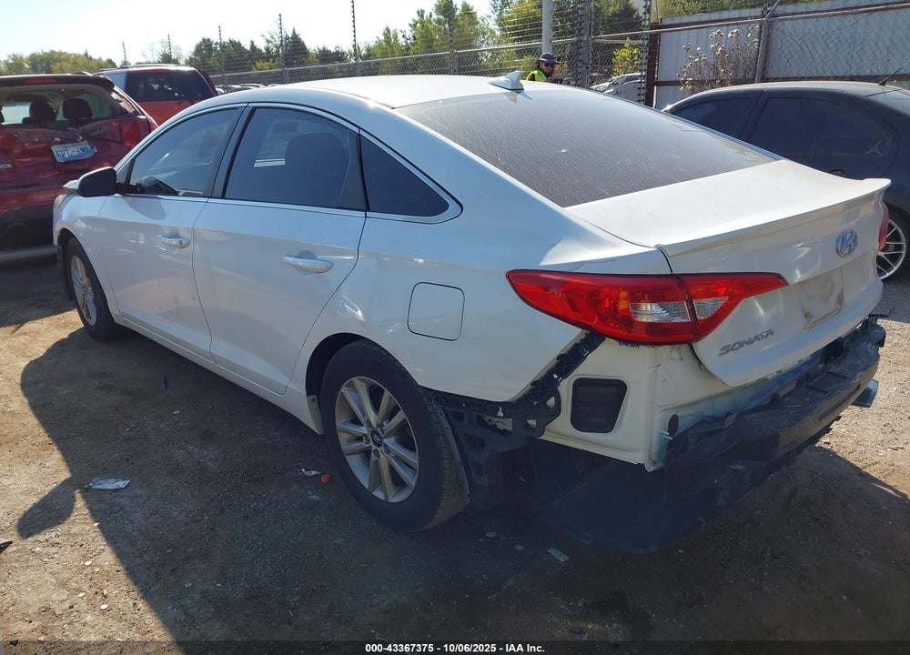 2017 HYUNDAI SONATA VIN: 5NPE24AF7HH495872