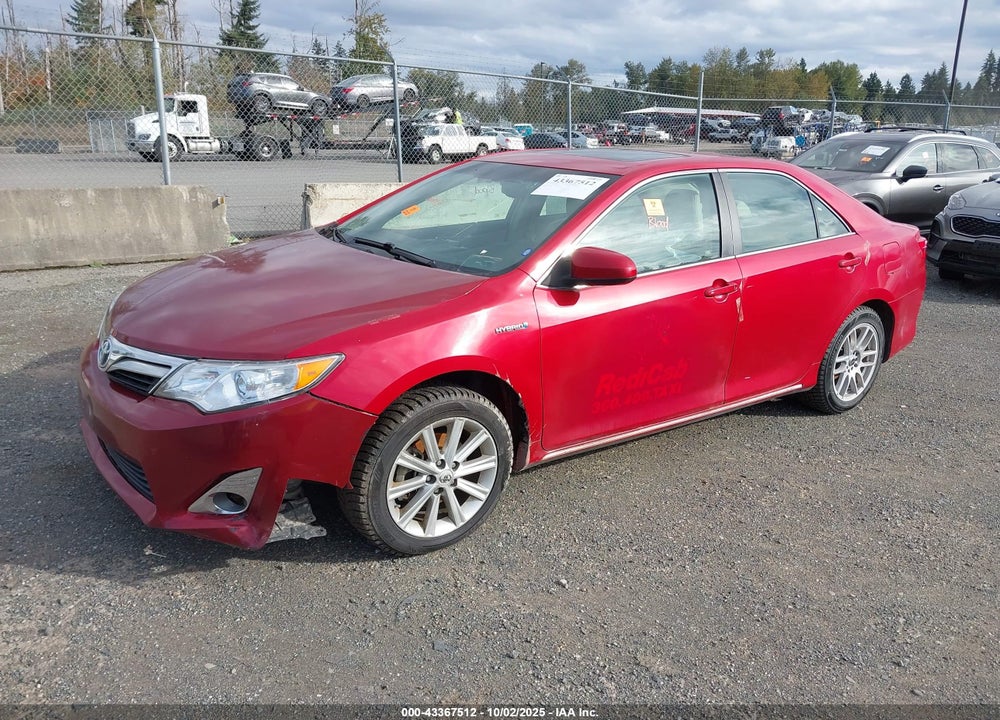 2012 TOYOTA CAMRY HYBRID XLE VIN: 4T1BD1FK3CU011692