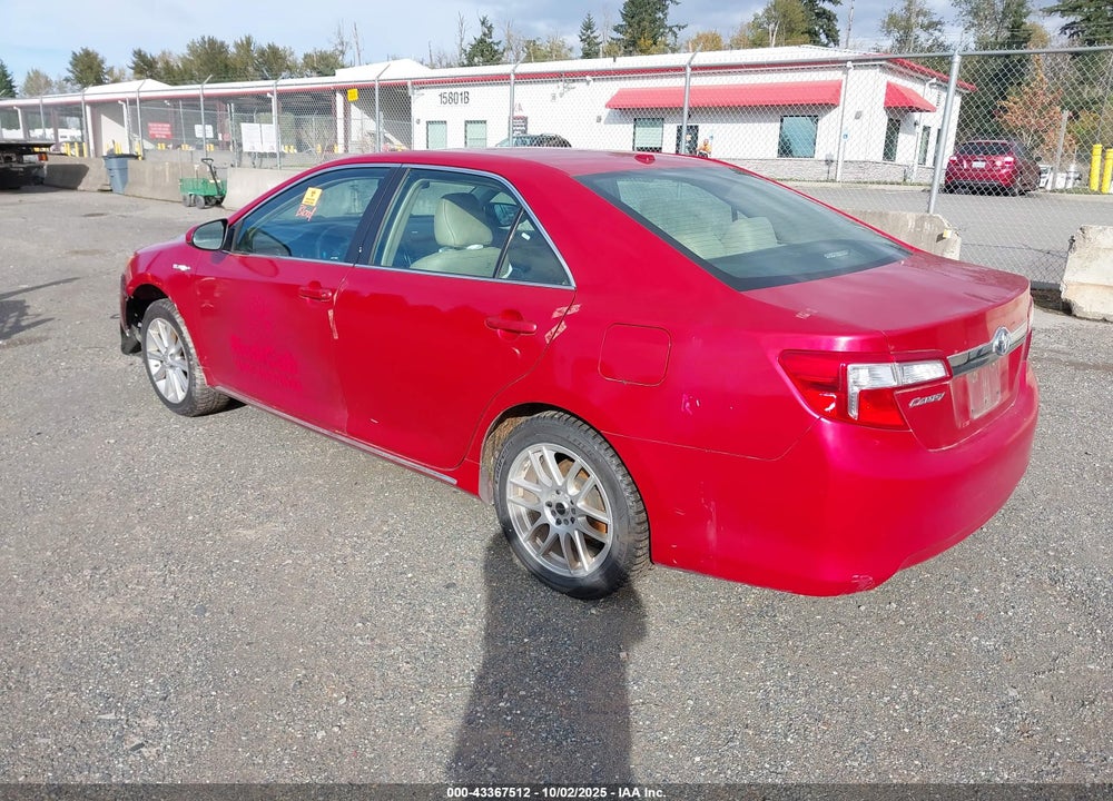 2012 TOYOTA CAMRY HYBRID XLE VIN: 4T1BD1FK3CU011692