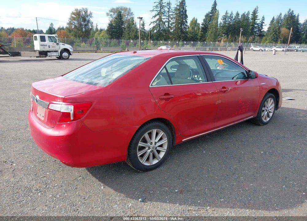 2012 TOYOTA CAMRY HYBRID XLE VIN: 4T1BD1FK3CU011692
