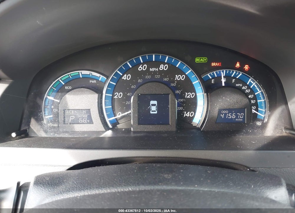 2012 TOYOTA CAMRY HYBRID XLE VIN: 4T1BD1FK3CU011692