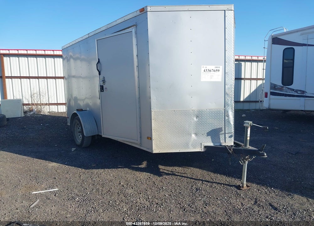 2014 COVERED WAGON 6X12 ENCLOSED CW6X12 VIN: 53FBE1217EF013709