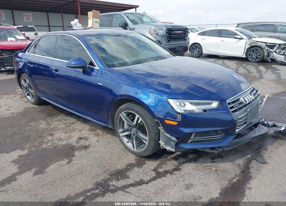 2017 AUDI A4 2.0T PREMIUM VIN: WAUENAF43HN071292
