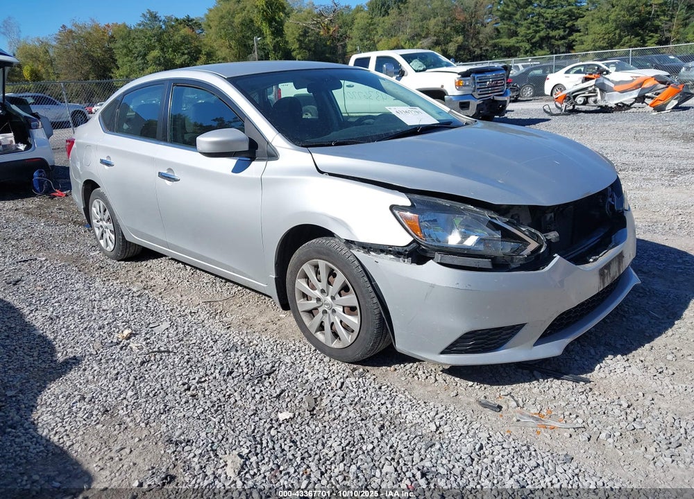 2016 NISSAN SENTRA S VIN: 3N1AB7AP0GL681585
