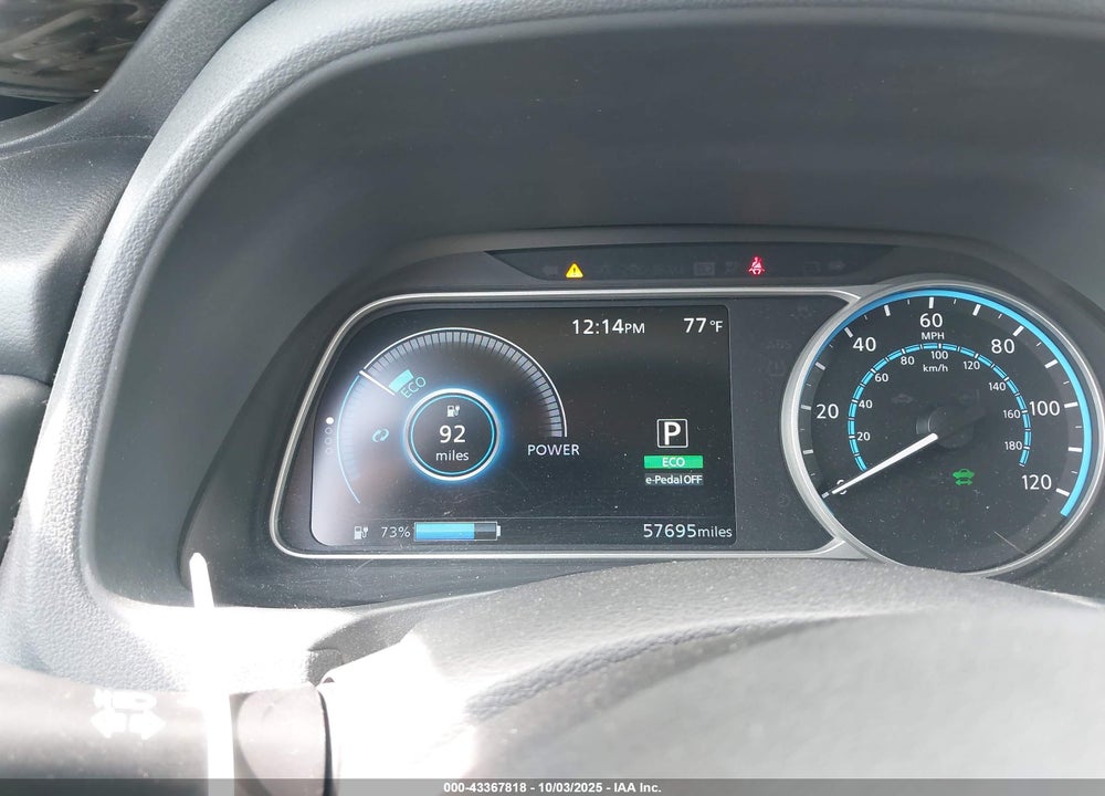 2020 NISSAN LEAF S 40 KWH VIN: 1N4AZ1BP3LC310825