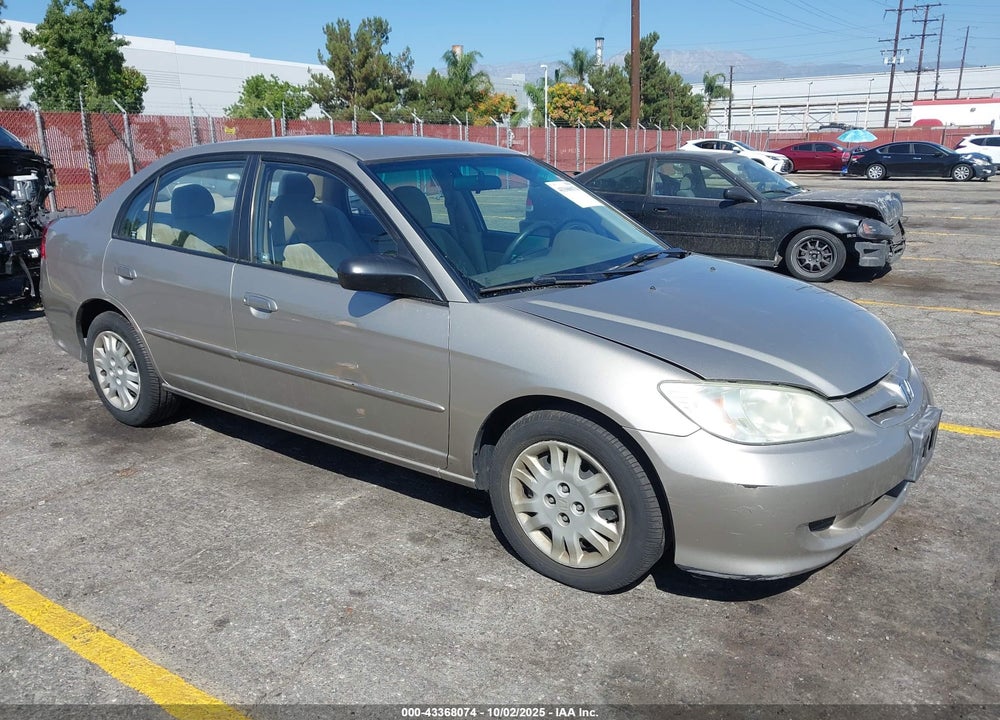 2004 HONDA CIVIC LX VIN: 2HGES16544H573804