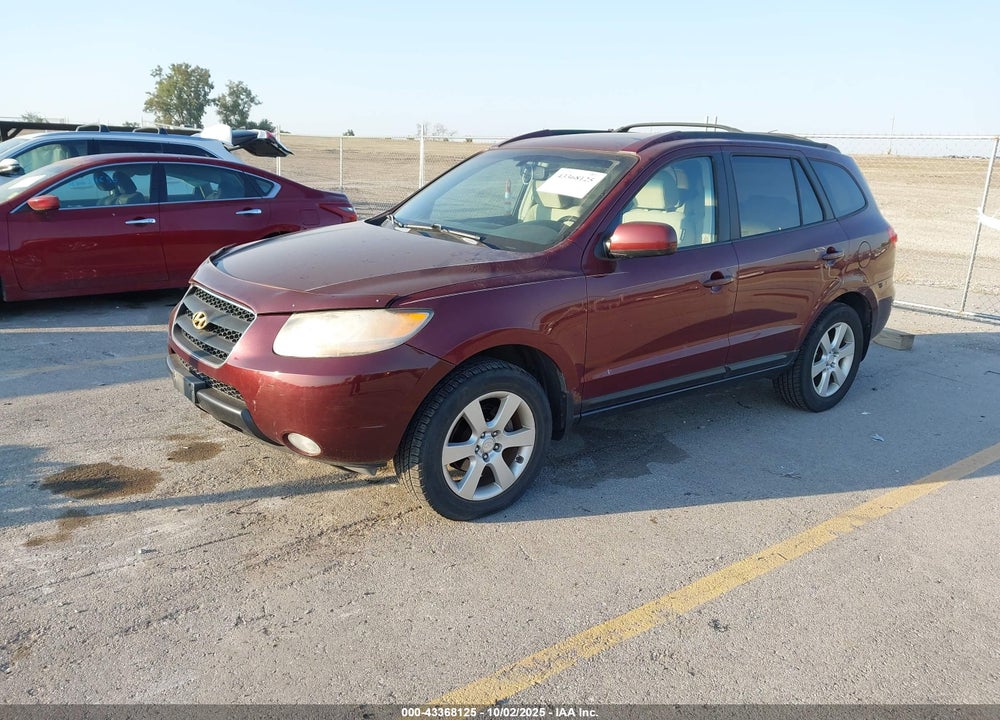 2007 HYUNDAI SANTA FE LIMITED/SE VIN: 5NMSH13E87H119648