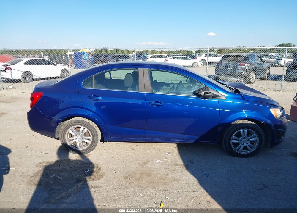 2013 CHEVROLET SONIC LT AUTO VIN: 1G1JC5SB2D4169581