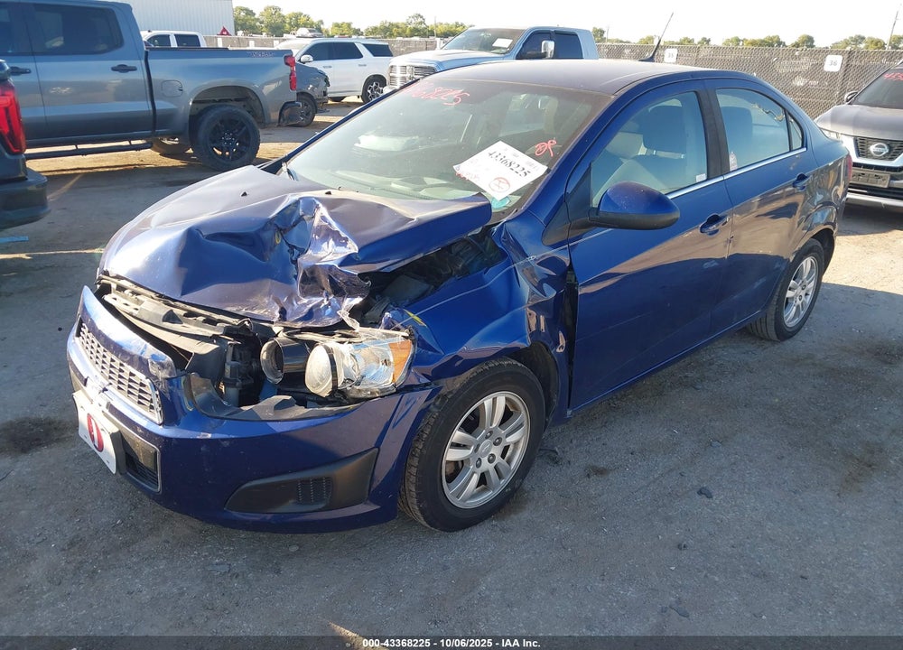 2013 CHEVROLET SONIC LT AUTO VIN: 1G1JC5SB2D4169581