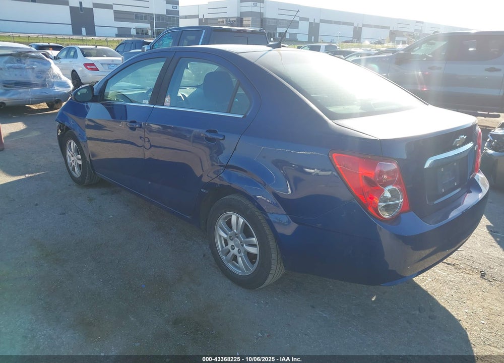 2013 CHEVROLET SONIC LT AUTO VIN: 1G1JC5SB2D4169581