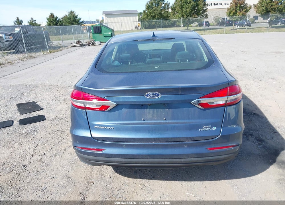 2019 FORD FUSION VIN: 3FA6P0LU8KR167798