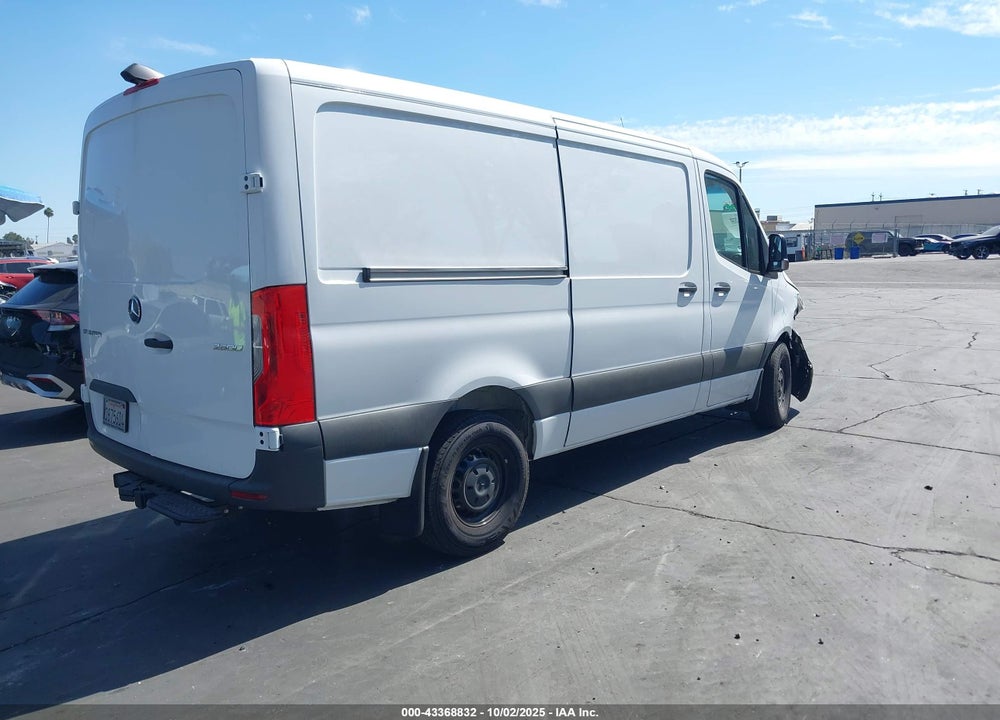 2025 MERCEDES-BENZ SPRINTER 2500 STANDARD ROOF 4-CYL DIESEL VIN: W1Y4KBHY4ST208171