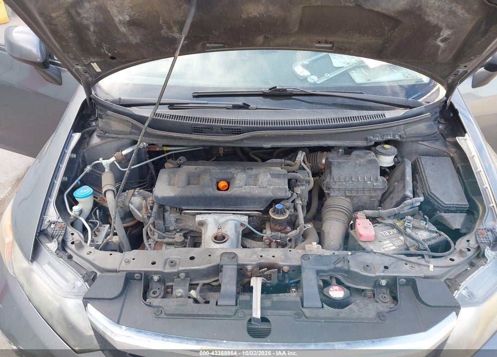 2012 HONDA CIVIC LX VIN: 19XFB2F58CE076385