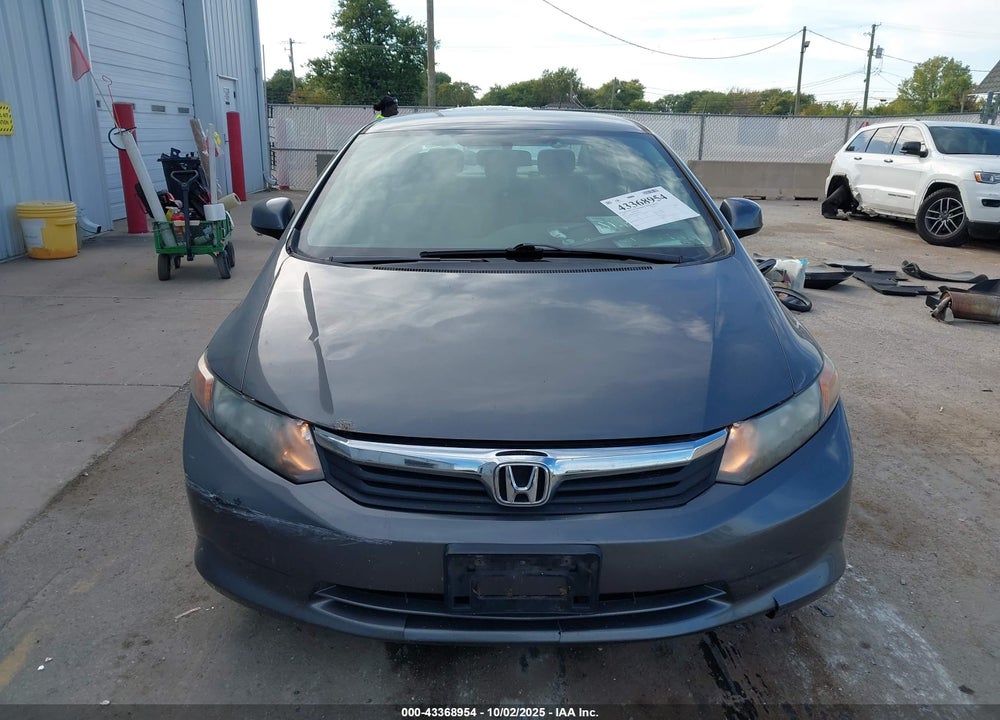 2012 HONDA CIVIC LX VIN: 19XFB2F58CE076385