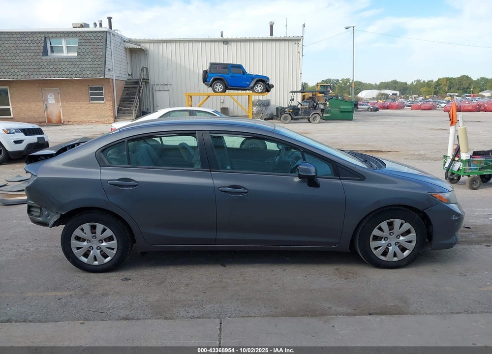 2012 HONDA CIVIC LX VIN: 19XFB2F58CE076385