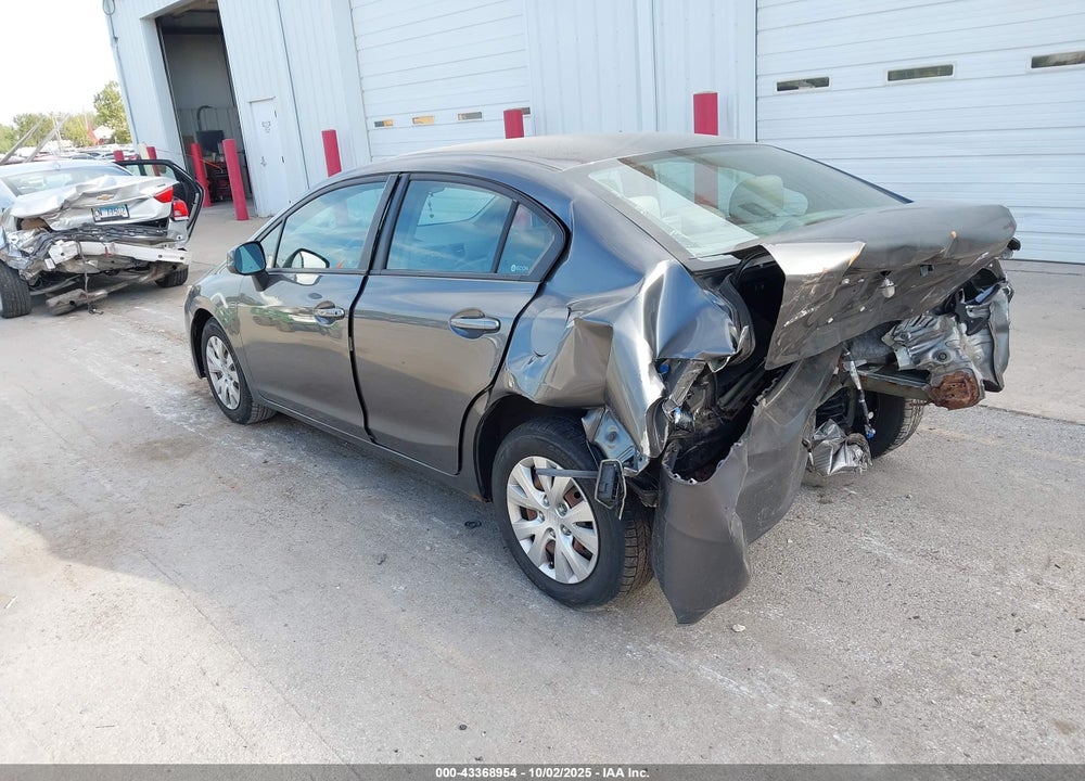 2012 HONDA CIVIC LX VIN: 19XFB2F58CE076385