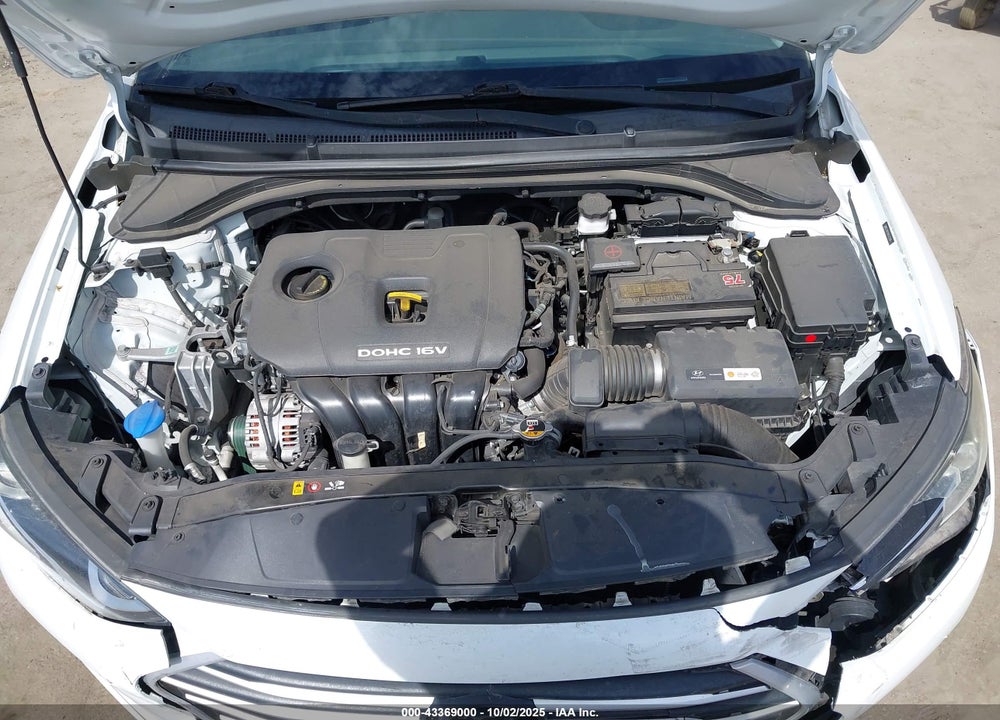 2018 HYUNDAI ELANTRA VIN: 5NPD74LF9JH327280