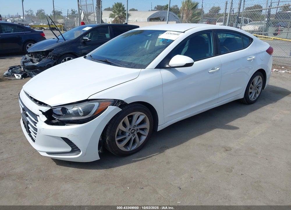 2018 HYUNDAI ELANTRA VIN: 5NPD74LF9JH327280