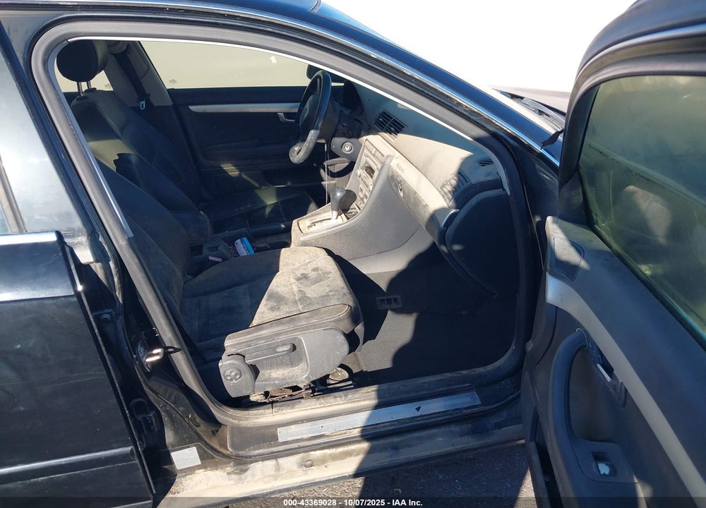 2007 AUDI A4 VIN: WAUDF78E67A063243