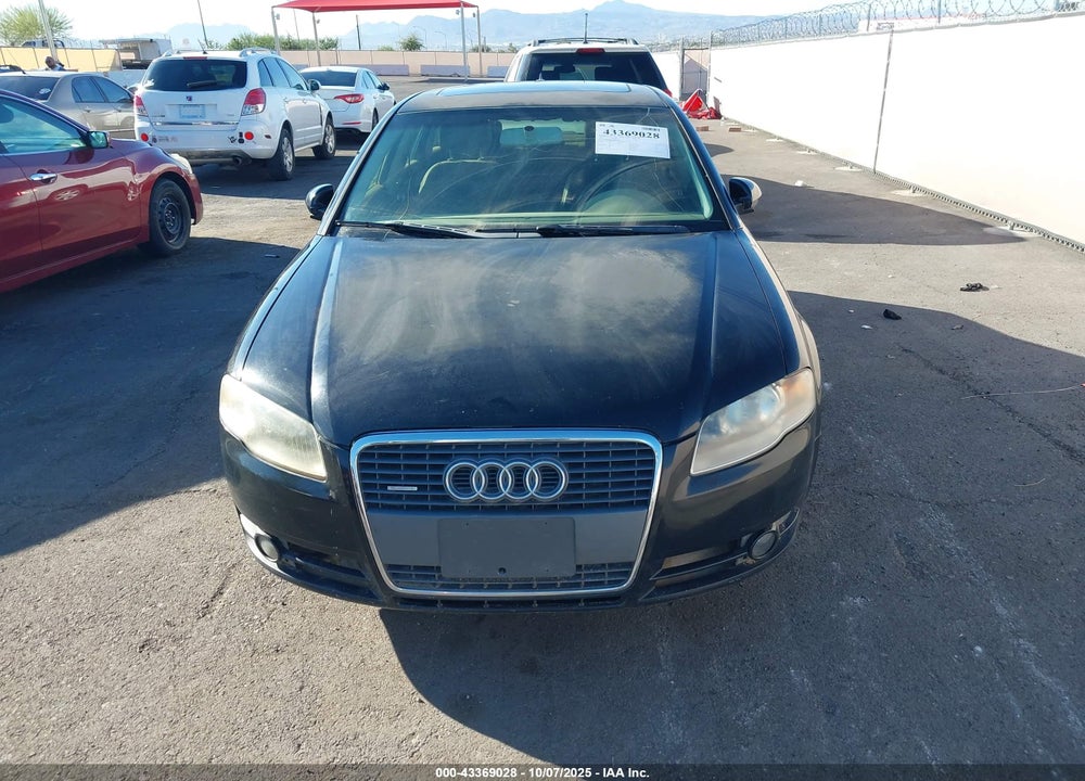 2007 AUDI A4 VIN: WAUDF78E67A063243
