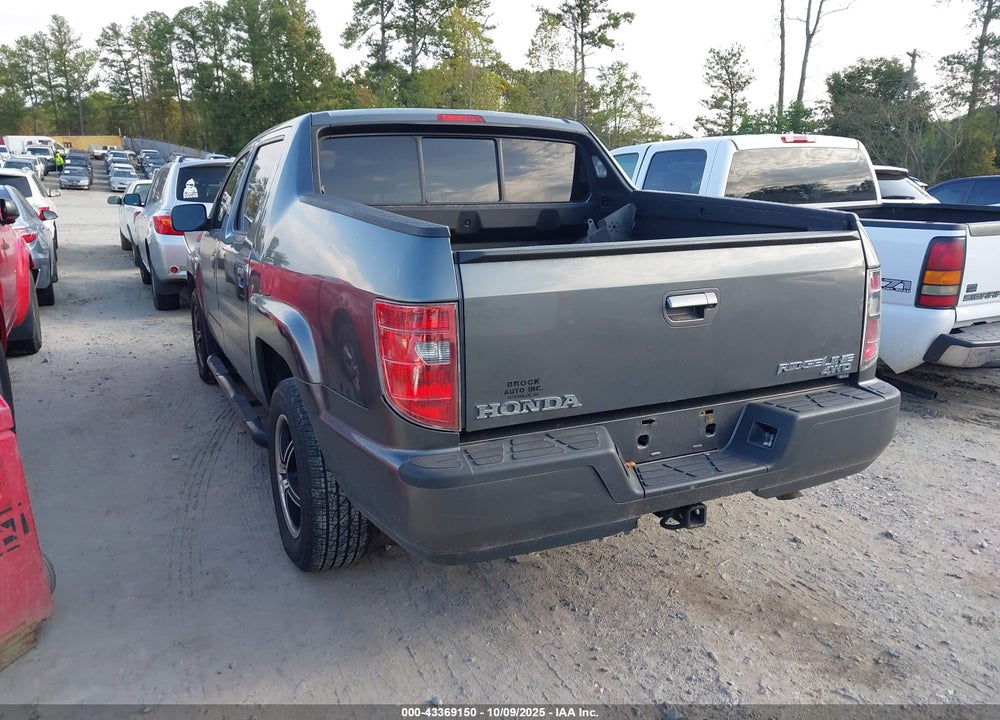 2013 HONDA RIDGELINE RTS VIN: 5FPYK1F41DB005588