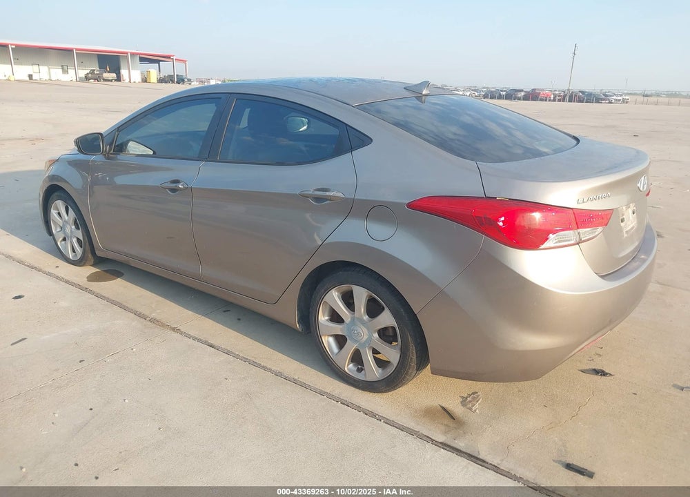 2012 HYUNDAI ELANTRA LIMITED VIN: 5NPDH4AE6CH083629