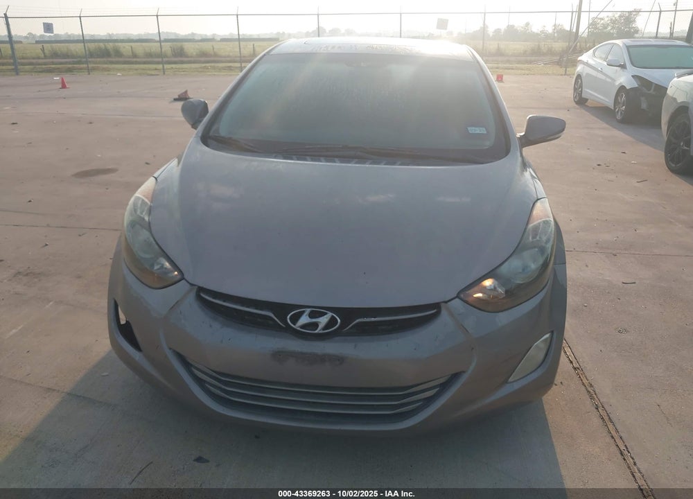 2012 HYUNDAI ELANTRA LIMITED VIN: 5NPDH4AE6CH083629