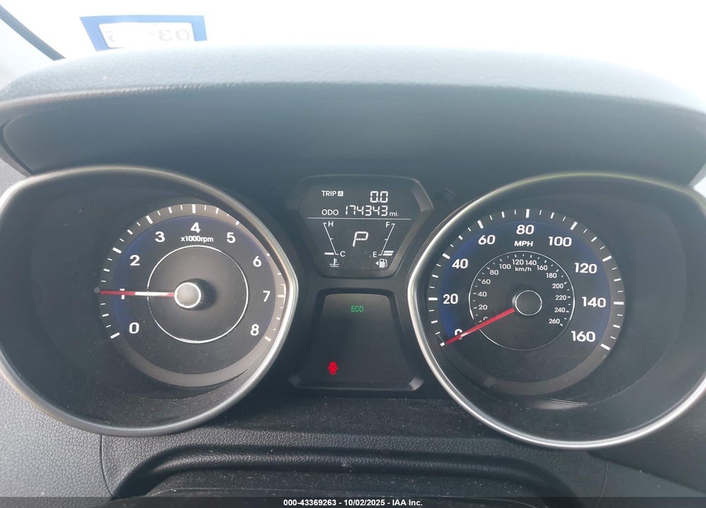 2012 HYUNDAI ELANTRA LIMITED VIN: 5NPDH4AE6CH083629