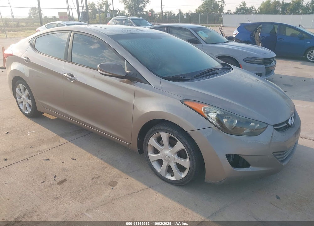 2012 HYUNDAI ELANTRA LIMITED VIN: 5NPDH4AE6CH083629